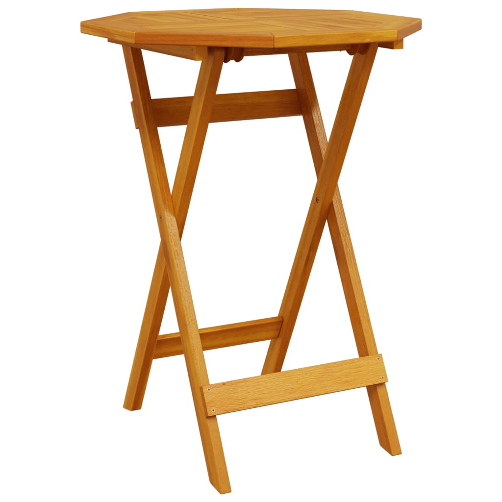 vidaXL Τραπεζαρία Bistro Πτυσσόμενη Σετ 3 τεμ. από Μασίφ Ξύλο Ακακίας