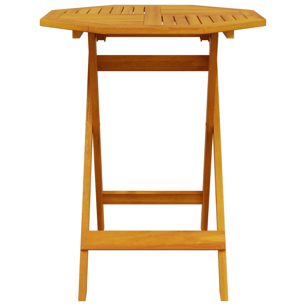 vidaXL Τραπεζαρία Bistro Πτυσσόμενη Σετ 3 τεμ. από Μασίφ Ξύλο Ακακίας