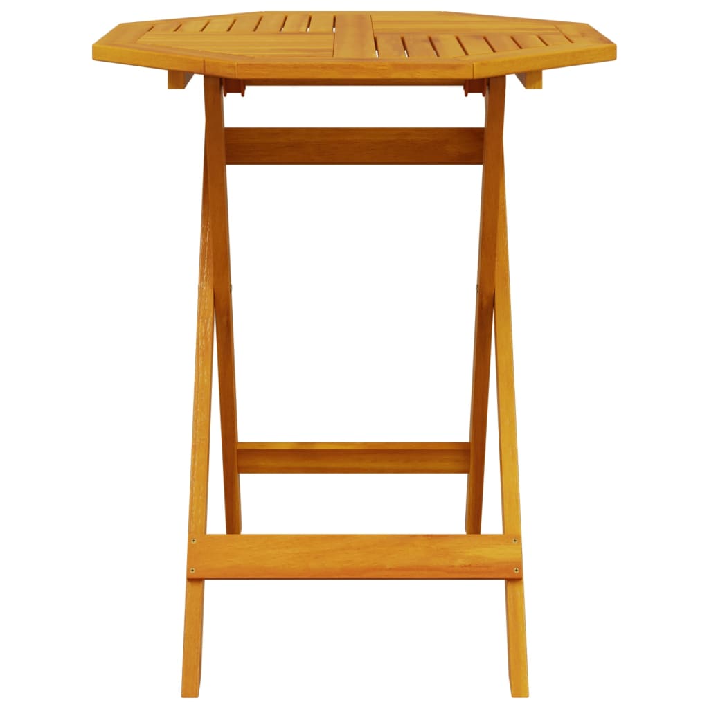 vidaXL Τραπεζαρία Bistro Πτυσσόμενη Σετ 3 τεμ. από Μασίφ Ξύλο Ακακίας