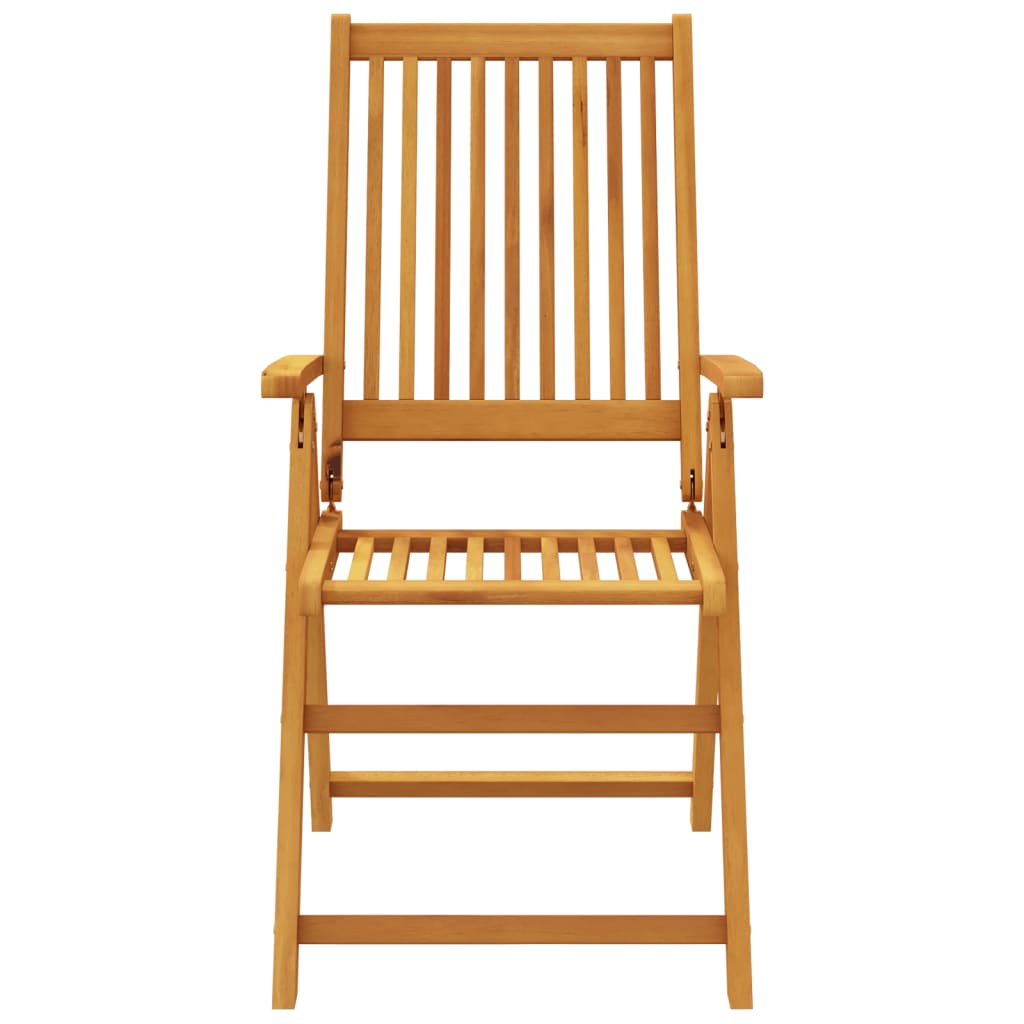 vidaXL Σετ Τραπεζαρίας Κήπου 5 Τεμαχίων από Μασίφ Ξύλο Ακακίας