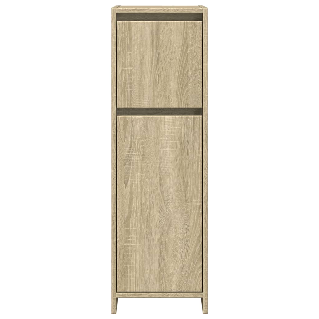 vidaXL Στήλη Μπάνιου Sonoma Δρυς 30 x 30 x 95 εκ. από Ξύλο