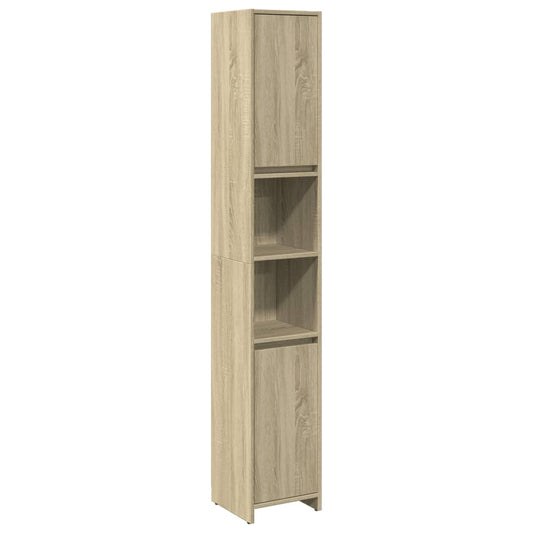 vidaXL Στήλη Μπάνιου Sonoma Δρυς 30 x 30 x 183,5 εκ. από Ξύλο