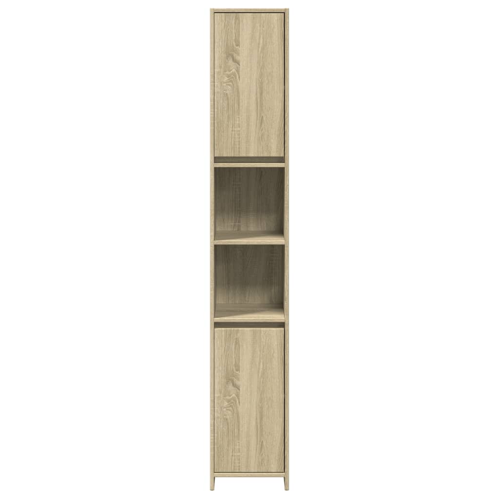 vidaXL Στήλη Μπάνιου Sonoma Δρυς 30 x 30 x 183,5 εκ. από Ξύλο