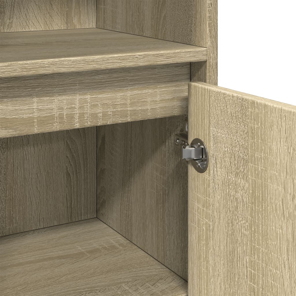 vidaXL Στήλη Μπάνιου Sonoma Δρυς 30 x 30 x 183,5 εκ. από Ξύλο