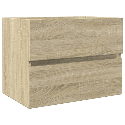 vidaXL Ντουλάπι Νιπτήρα Sonoma Δρυς 60x38,5x45 εκ. Επεξεργασμένο Ξύλο