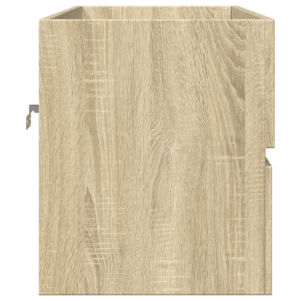 vidaXL Ντουλάπι Νιπτήρα Sonoma Δρυς 80 x 38,5 x 45 εκ. από Επεξ. Ξύλο