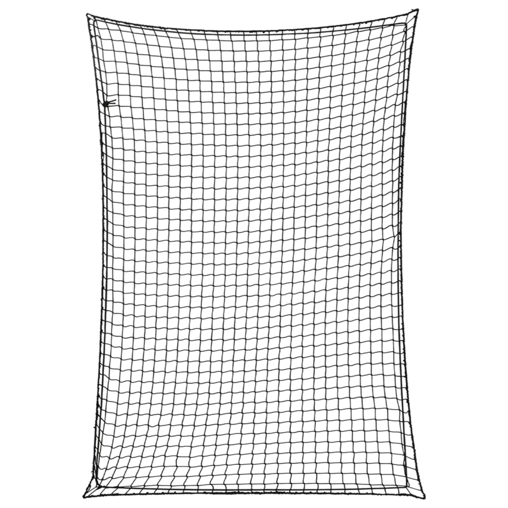 vidaXL Δίχτυ για Τρέιλερ με Ελαστικό Σχοινί Μαύρο 5x3,5 μ. από PP