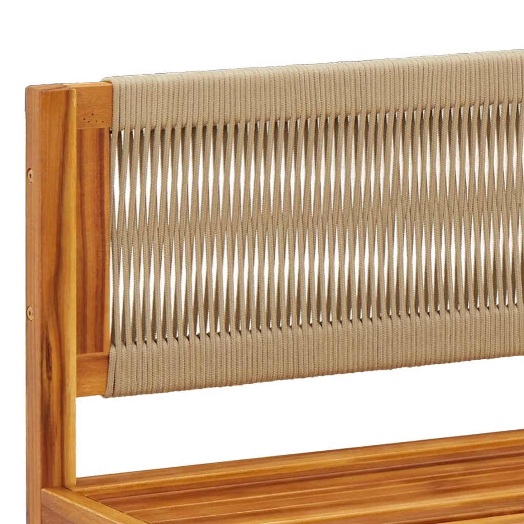 vidaXL Σαλόνι Κήπου Σετ 7 Τεμαχίων από Μασίφ Ξύλο Ακακίας με Μαξιλάρια