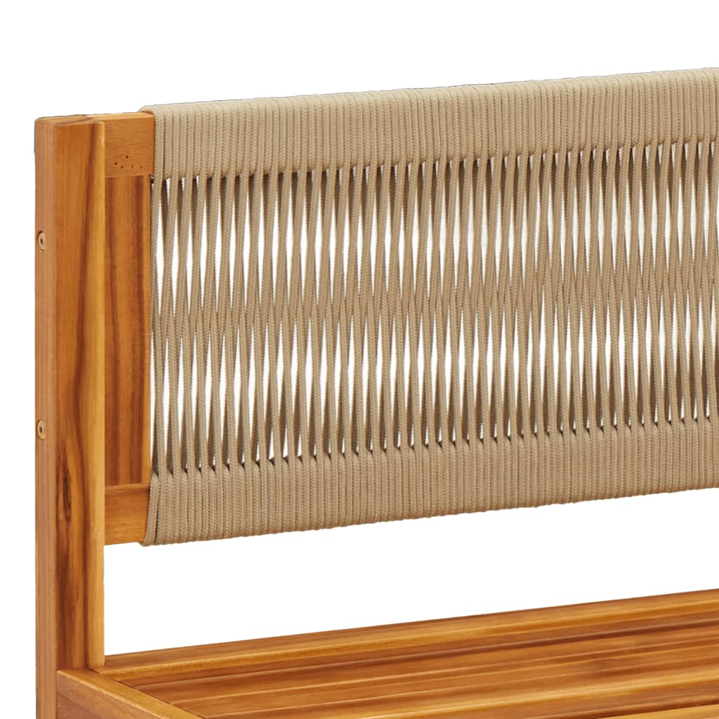 vidaXL Σαλόνι Κήπου Σετ 7 Τεμαχίων από Μασίφ Ξύλο Ακακίας με Μαξιλάρια