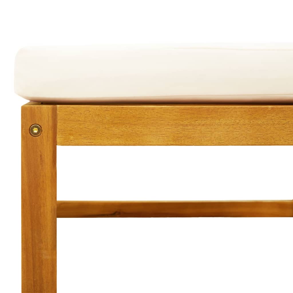 vidaXL Σετ Καναπέδων Κήπου 3 Τεμαχίων με Μαξιλάρια από Ξύλο Ακακίας και Ρατάν