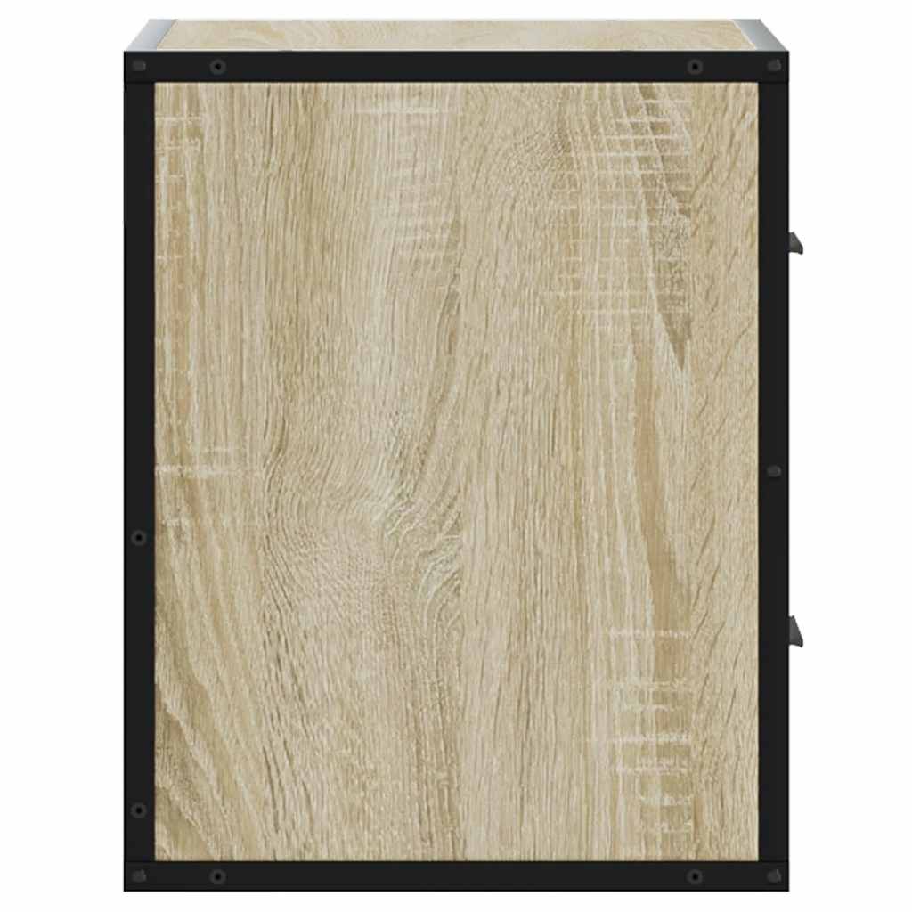 vidaXL Επίτοιχο κομοδίνο Sonoma Oak 40x31x39,5 cm