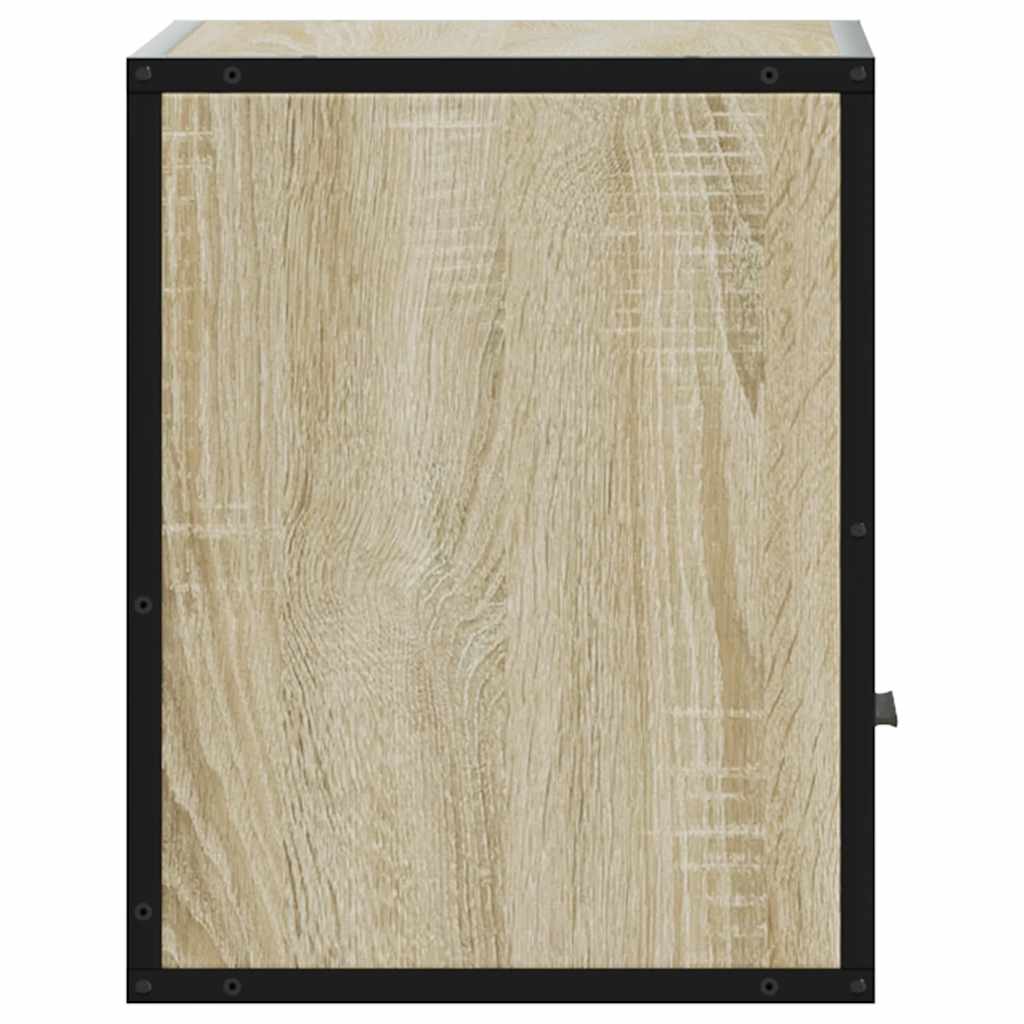 vidaXL Επίτοιχο κομοδίνο Sonoma Oak 40x31x39,5 cm