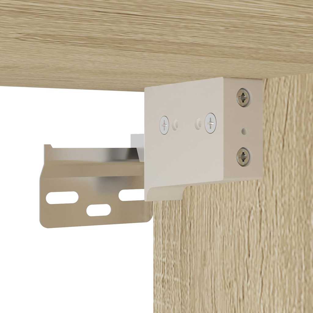 vidaXL Επίτοιχα κομοδίνα 2 τεμάχια Sonoma Oak 40x31x39,5 cm
