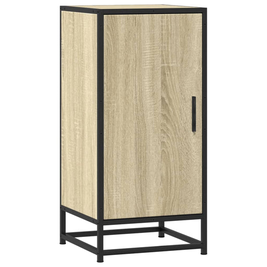 vidaXL Συρταριέρα Sonoma Δρυς 35,5x35x76 εκ. Επεξ. Ξύλο + Μέταλλο