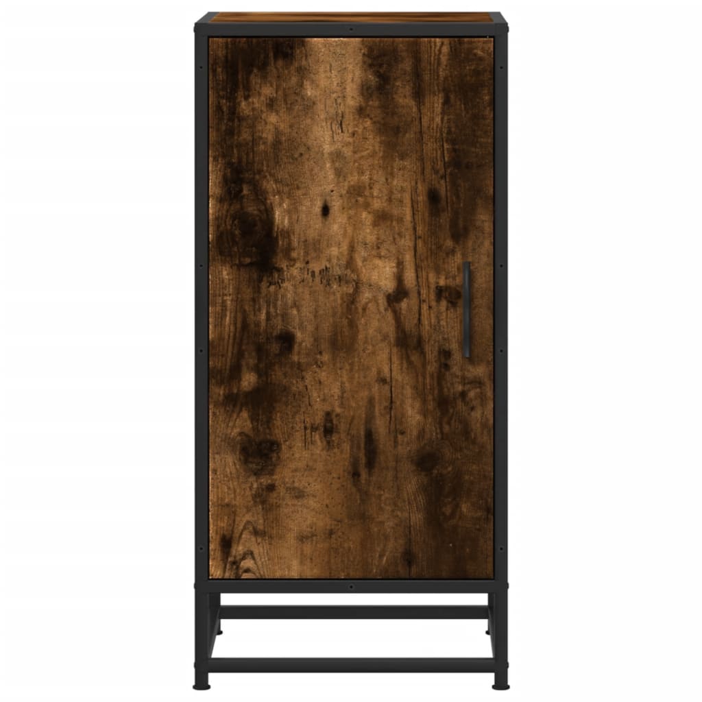 vidaXL Ραφιέρα Καπνιστή Δρυς 35,5x35x76 εκ. Επεξ. Ξύλο + Μέταλλο