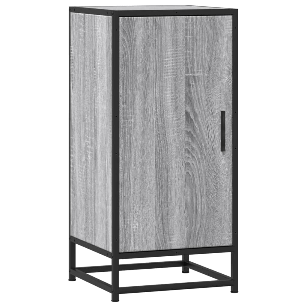 vidaXL Ραφιέρα Γκρι Sonoma 35,5x35x76 εκ. Επεξ. Ξύλο + Μέταλλο