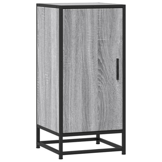 vidaXL Ραφιέρα Γκρι Sonoma 35,5x35x76 εκ. Επεξ. Ξύλο + Μέταλλο