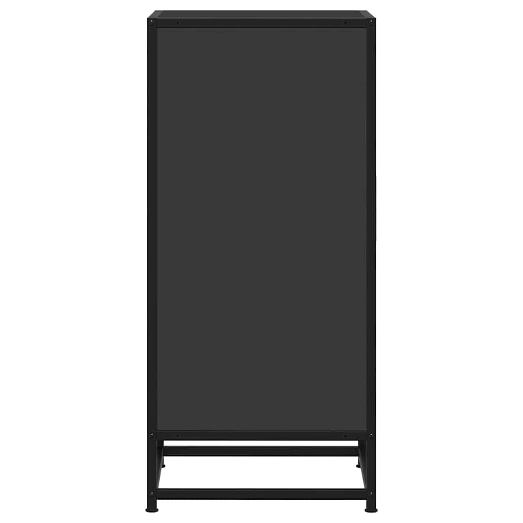 vidaXL Ραφιέρα Καφέ Δρυς 35,5x35x76 εκ. Επεξ. Ξύλο + Μέταλλο