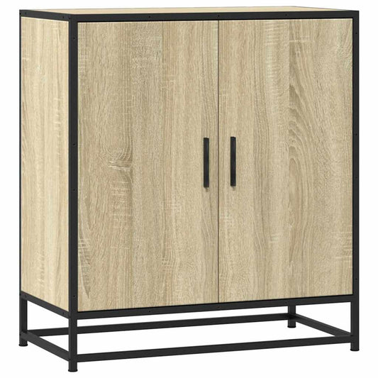 vidaXL Sideboard Sonoma Oak 68x35x76cm Κατασκευασμένο ξύλο και μέταλλο