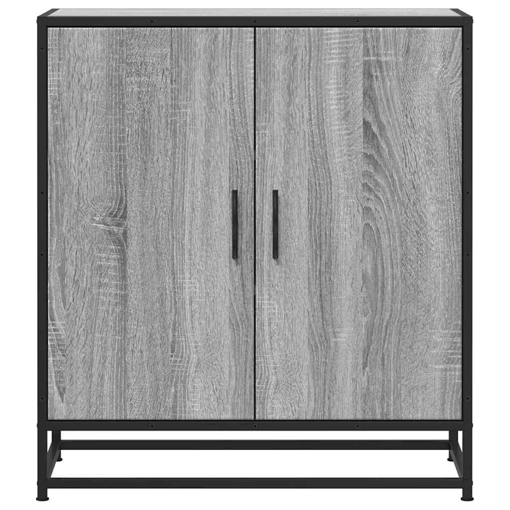vidaXL Sideboard Sonoma Oak 68x35x76cm Κατασκευασμένο ξύλο και μέταλλο