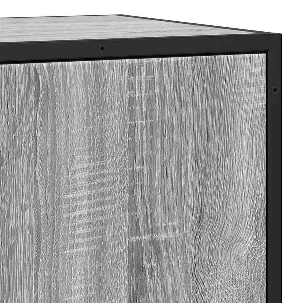 vidaXL Sideboard Sonoma Oak 68x35x76cm Κατασκευασμένο ξύλο και μέταλλο