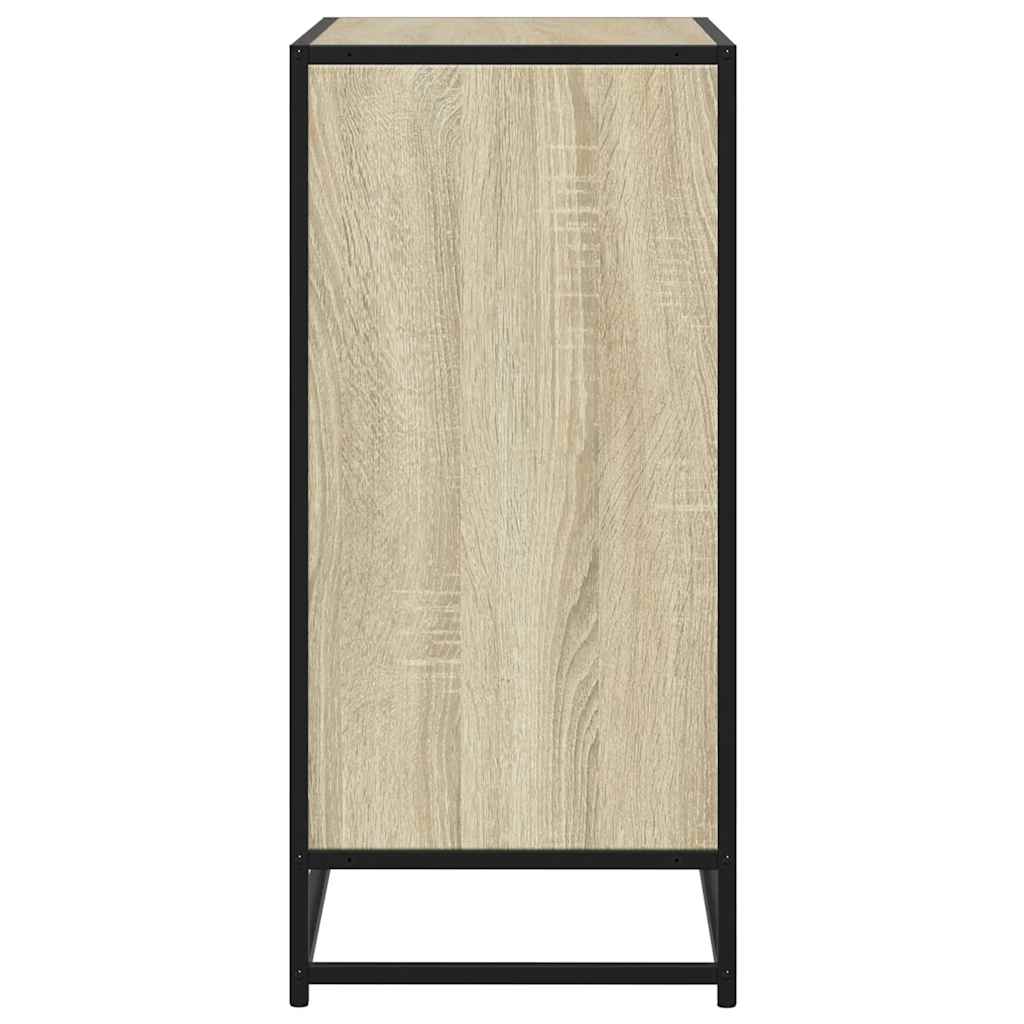 vidaXL Sideboard Sonoma Oak 68x35x76cm Κατασκευασμένο ξύλο και μέταλλο