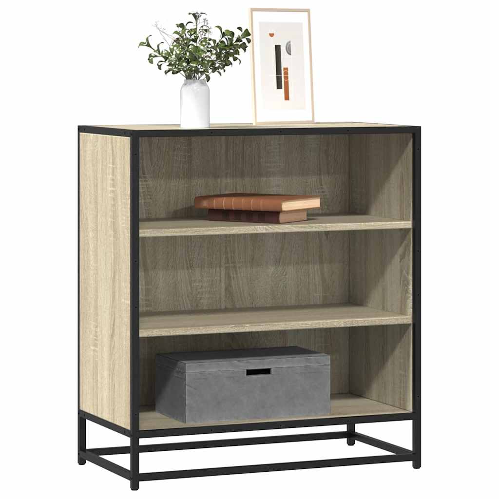 vidaXL Sideboard Sonoma Oak 68x35x76cm Κατασκευασμένο ξύλο και μέταλλο