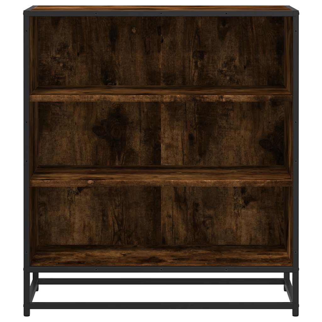 vidaXL Sideboard Καπνιστή βελανιδιά Κατασκευασμένο ξύλο και μέταλλο