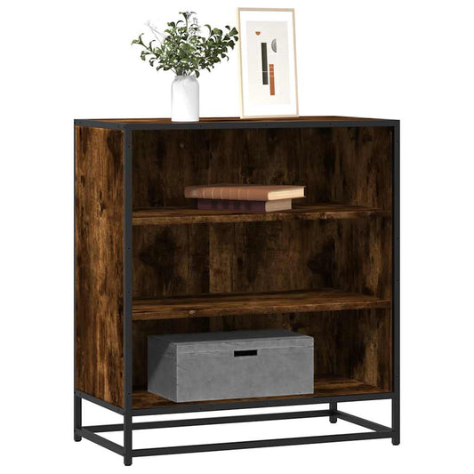 vidaXL Sideboard Καπνιστή βελανιδιά Κατασκευασμένο ξύλο και μέταλλο
