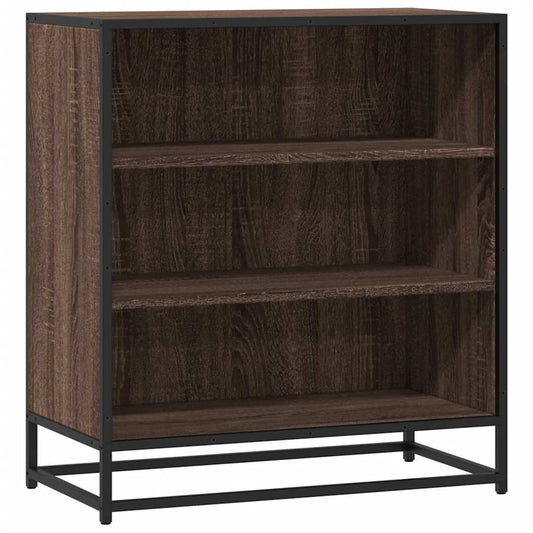 vidaXL Sideboard καφέ δρυς 68x35x76 cm Κατασκευασμένο ξύλο και μέταλλο