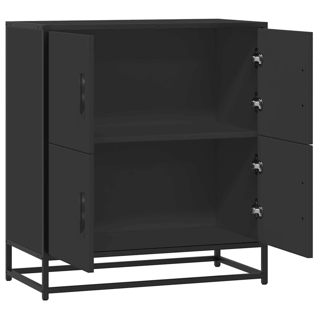 vidaXL Συρταριέρα Μαύρο 68x35x76 cm Κατασκευασμένο ξύλο