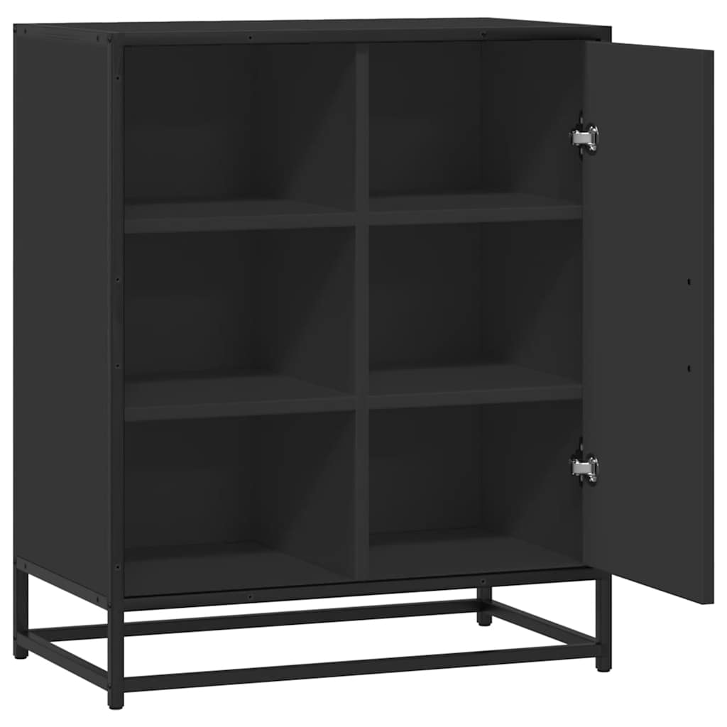 vidaXL Μπουφές Μαύρος 62x35x76 εκ. από Επεξεργασμένο Ξύλο