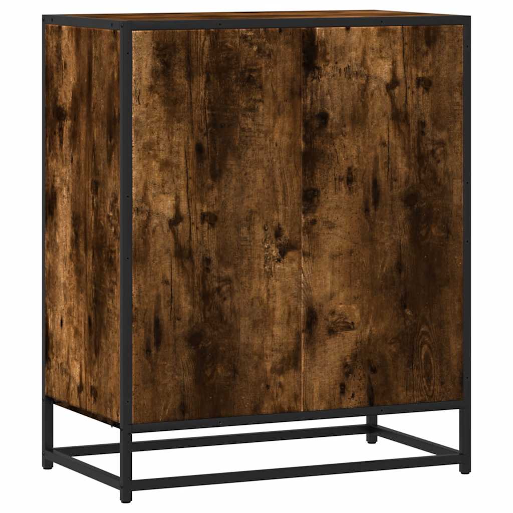 vidaXL Sideboard Καπνιστή δρυς 62x35x76 cm Κατασκευασμένο ξύλο