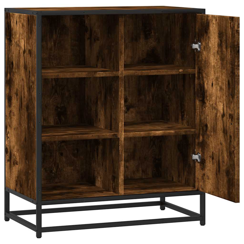 vidaXL Sideboard Καπνιστή δρυς 62x35x76 cm Κατασκευασμένο ξύλο