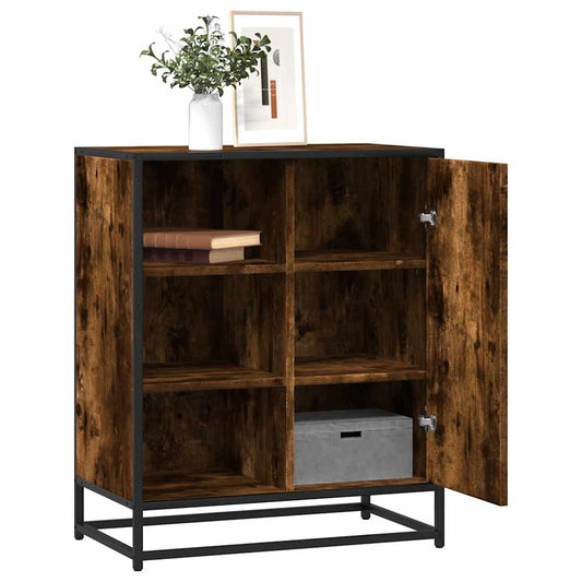 vidaXL Sideboard Καπνιστή δρυς 62x35x76 cm Κατασκευασμένο ξύλο