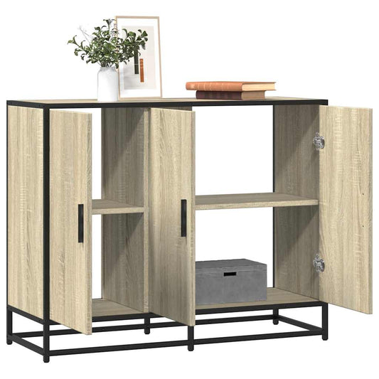 vidaXL Sideboard Sonoma Oak 94x35x76 cm Κατασκευασμένο ξύλο