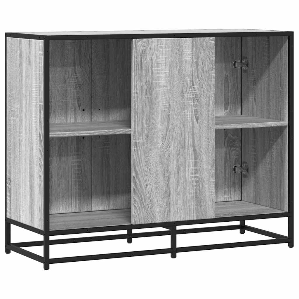 vidaXL Sideboard Grey Sonoma 94x35x76 cm Ξύλινη κατασκευή