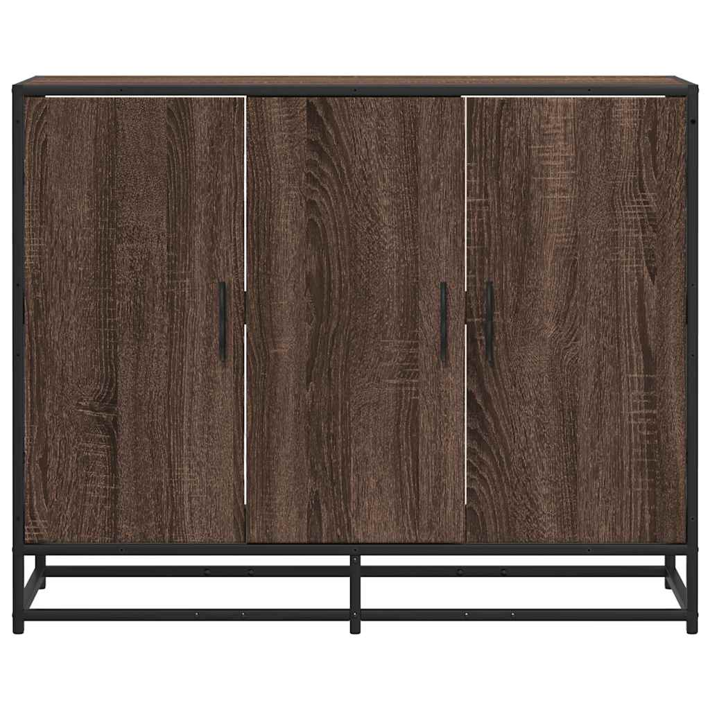 vidaXL Sideboard καφέ δρυς 94x35x76 cm Κατασκευασμένο ξύλο