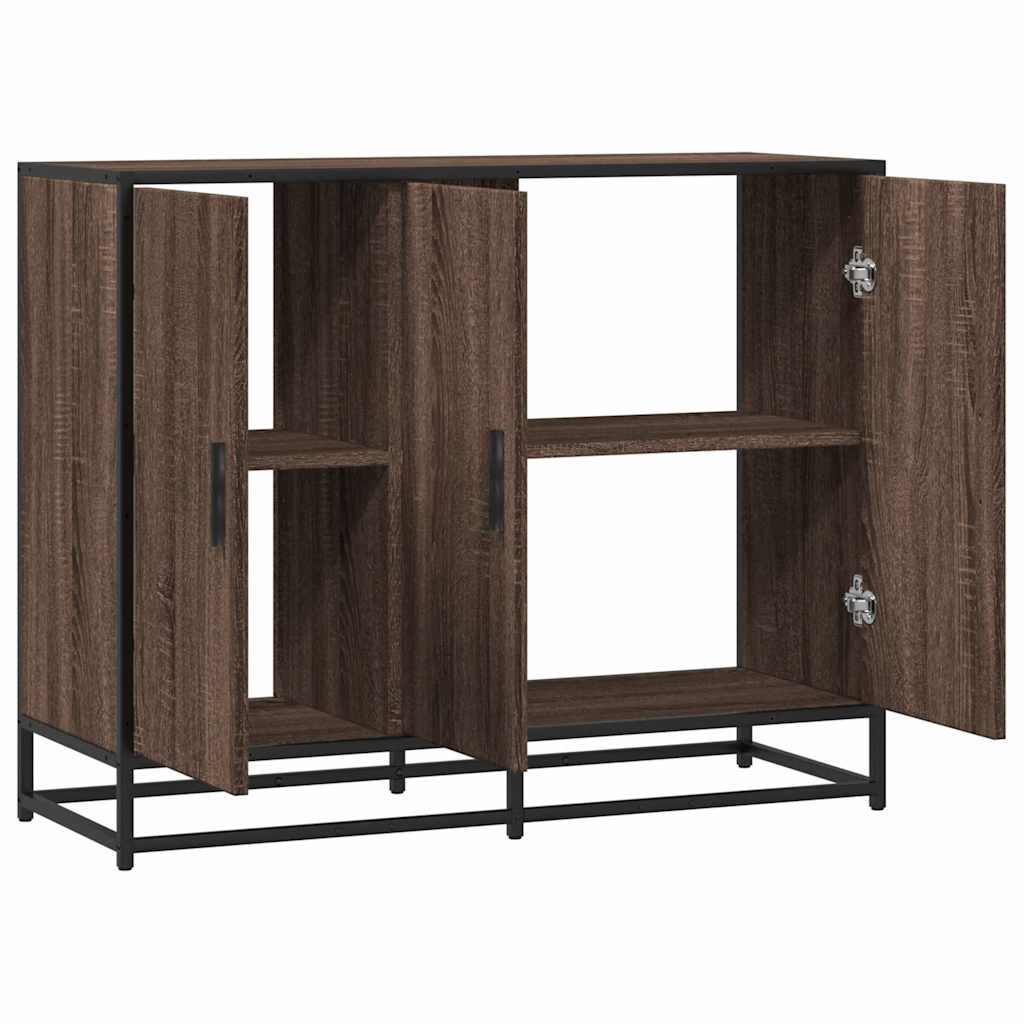 vidaXL Sideboard καφέ δρυς 94x35x76 cm Κατασκευασμένο ξύλο