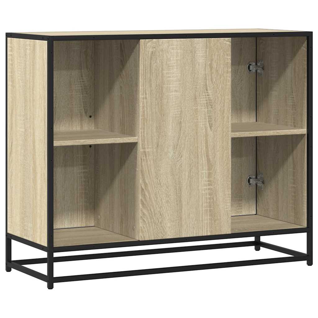 vidaXL Sideboard Sonoma Oak 92x35x76 cm Κατασκευασμένο ξύλο