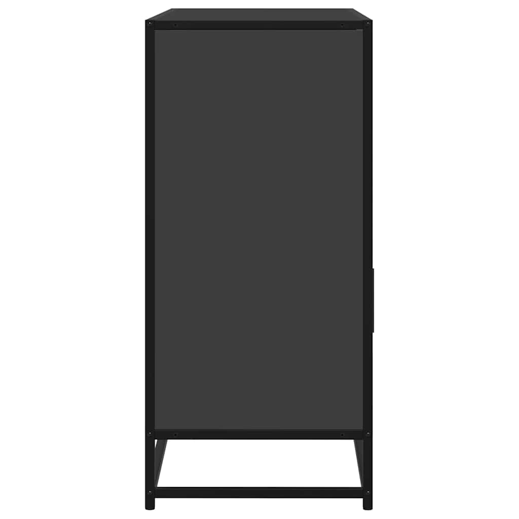 vidaXL Μπουφές Μαύρος 100x35x76 εκ. από Επεξεργασμένο Ξύλο