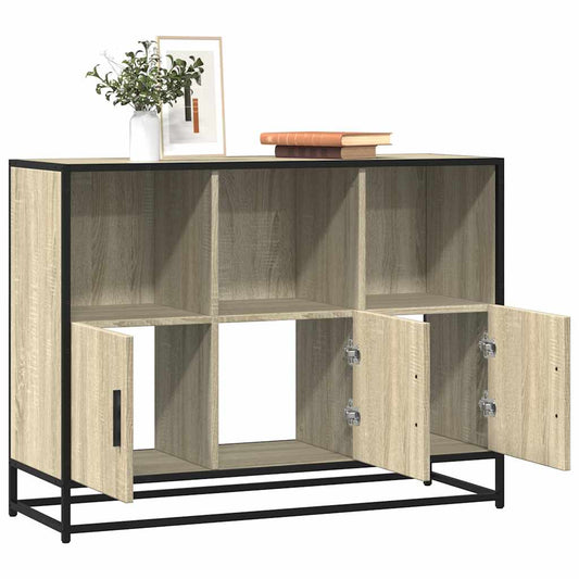 vidaXL Sideboard Sonoma Oak 100x35x76 cm Κατασκευασμένο ξύλο
