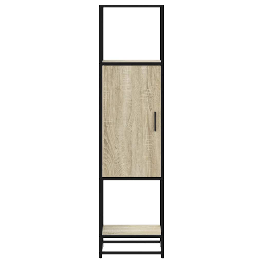 vidaXL Highboard Sonoma Oak Κατασκευασμένο ξύλο και μέταλλο
