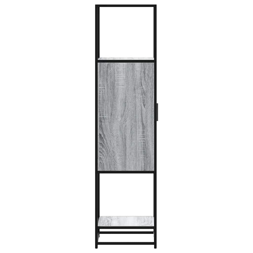 vidaXL Highboard Grey Sonoma Κατασκευασμένο ξύλο και μέταλλο
