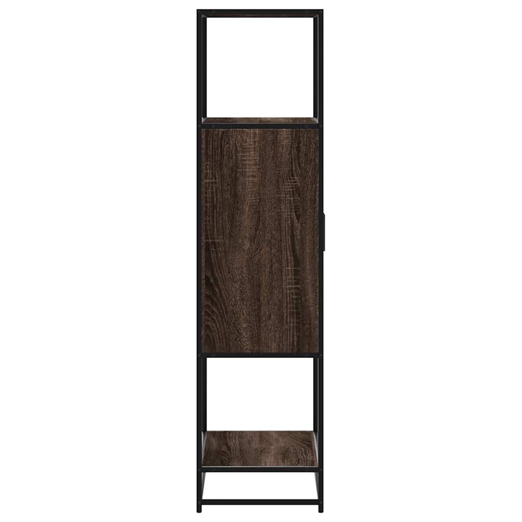 vidaXL Highboard καφέ δρυς Κατασκευασμένο ξύλο και μέταλλο