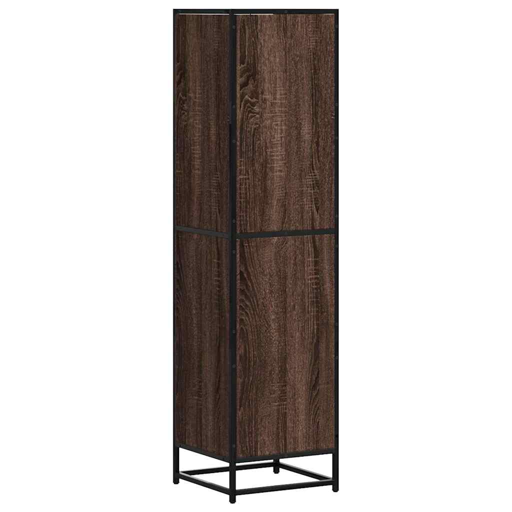 vidaXL Highboard καφέ δρυς Κατασκευασμένο ξύλο και μέταλλο