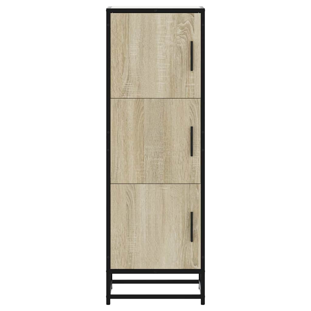 vidaXL Highboard Δρυς sonoma 35,5x35x106,5 cm Κατασκευασμένο ξύλο