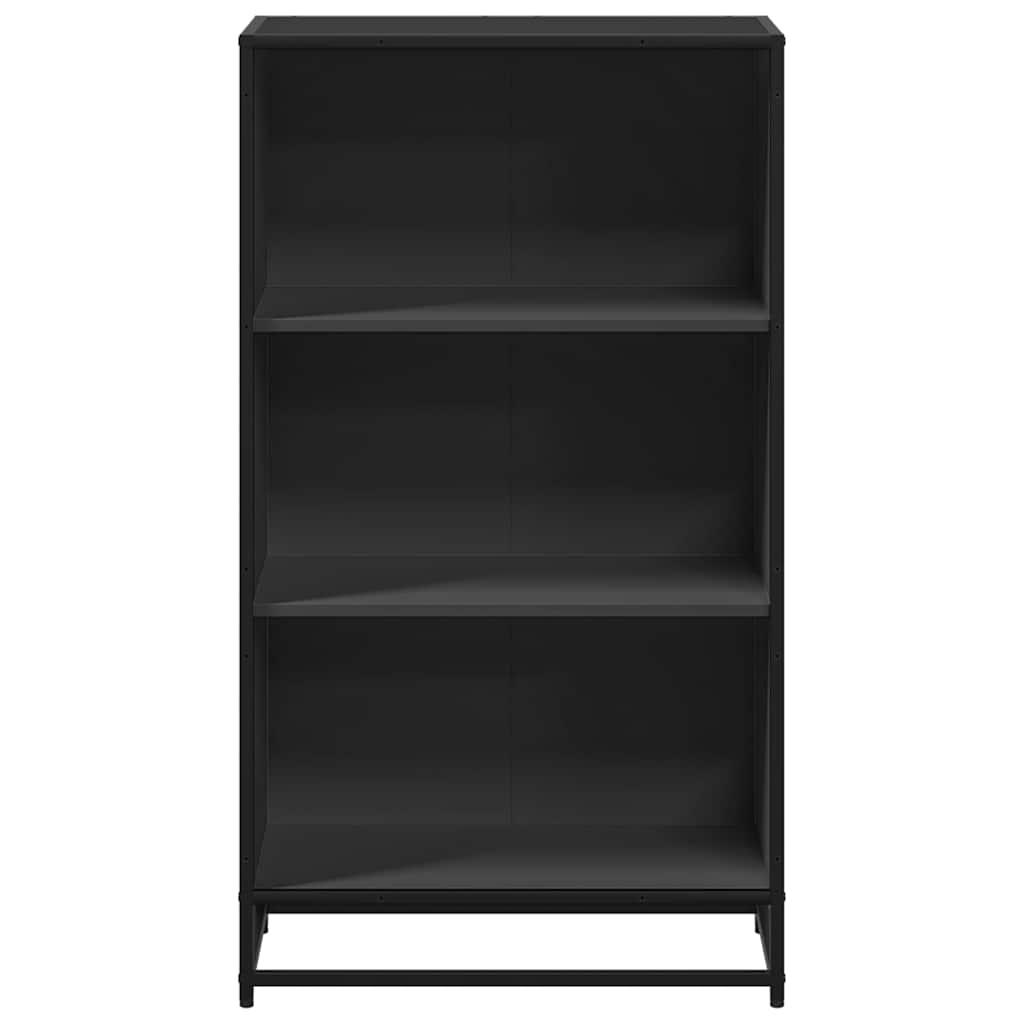 ντουλάπι βιβλίων vidaXL Μαύρο 60x35x107,5 cm Κατασκευασμένο ξύλο