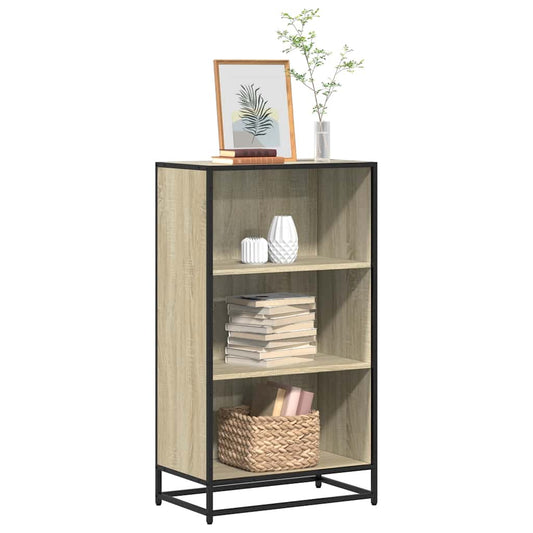 vidaXL Ντουλάπι βιβλίων Sonoma Oak 60x35x107,5 cm Κατασκευασμένο ξύλο