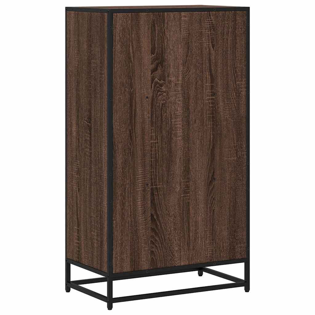 vidaXL Ντουλάπι βιβλίων καφέ δρυς 60x35x107,5 cm Κατασκευασμένο ξύλο